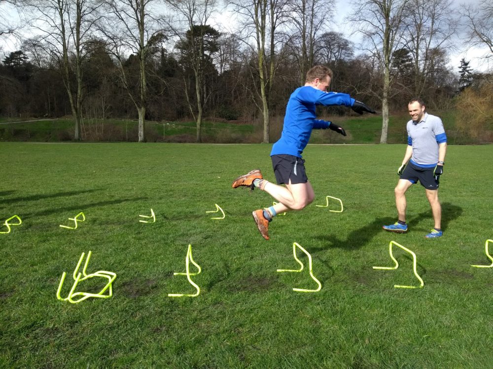 Personal Coaching Session Coached runner in a competitive race